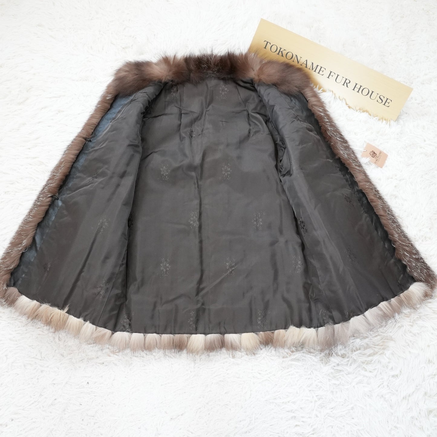Blue Frost Fox Coat - Genuine Vintage Fur From Japan
