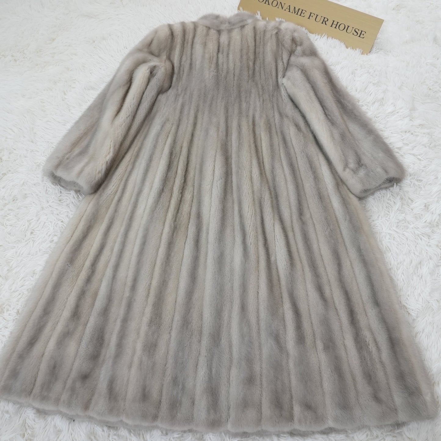 Sapphire Mink Long Coat Vintage Fur Japan