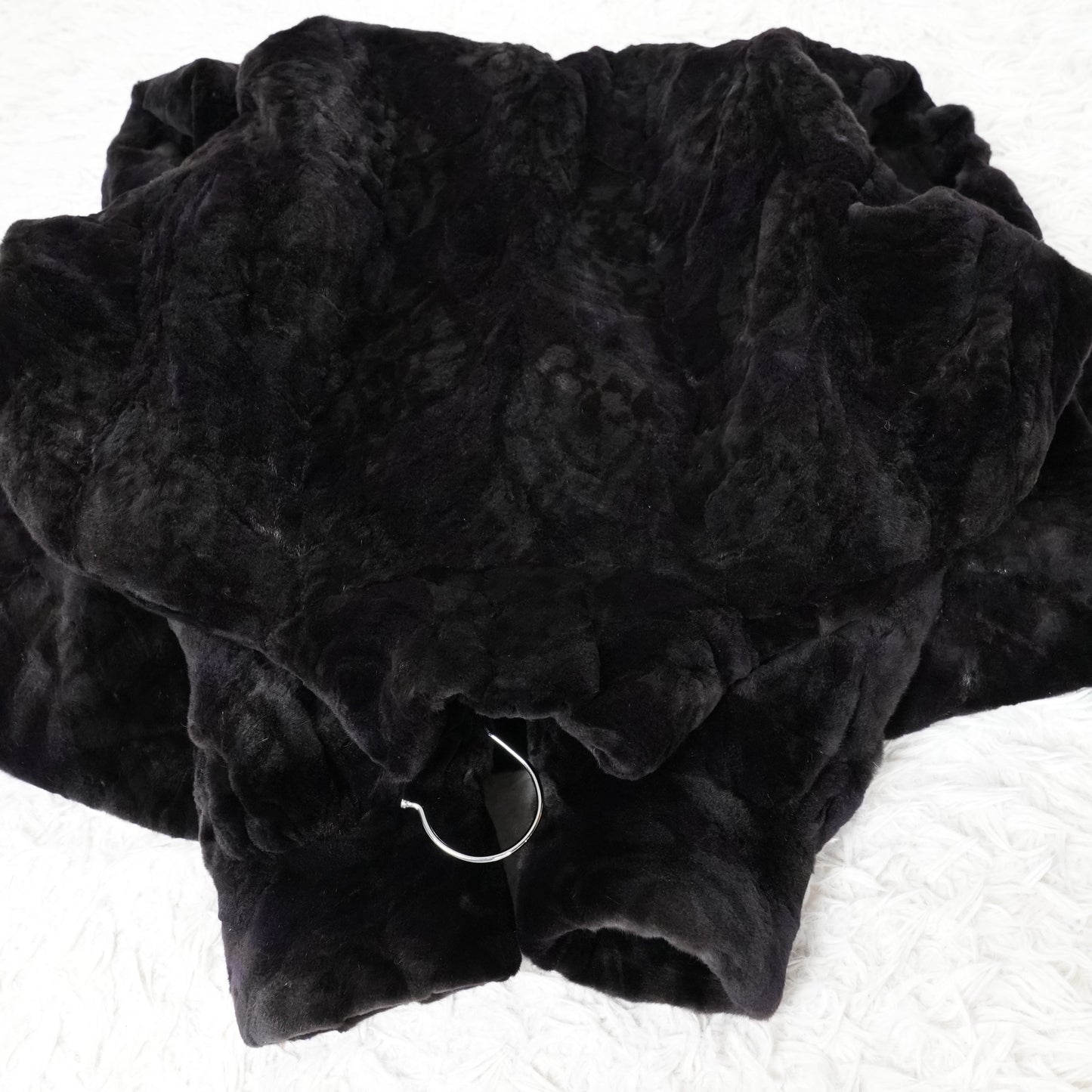 Shaved Mink Design Long Coat SAGA MINK - Genuine Vintage Fur From Japan