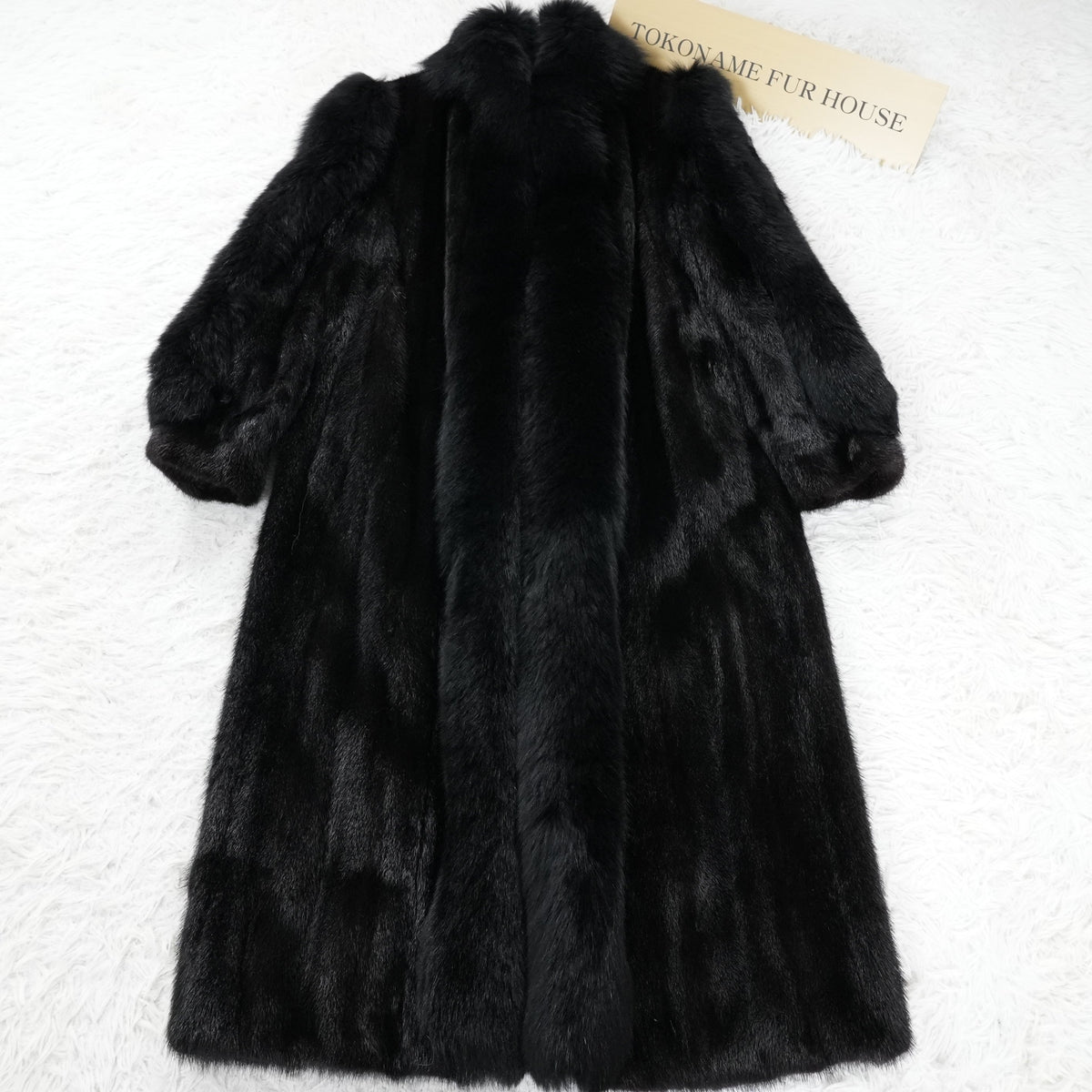 Mink and Fox Fur Gorgeous Long Coat - Genuine Vintage Fur From Japan
