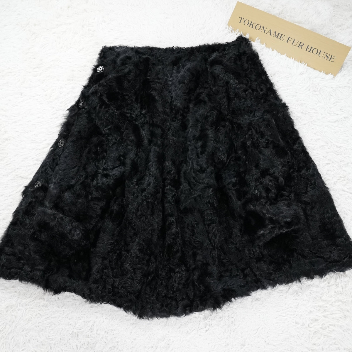 Chekiang Lamb Fur Long Coat DAMA collection - Genuine Vintage Fur Japan