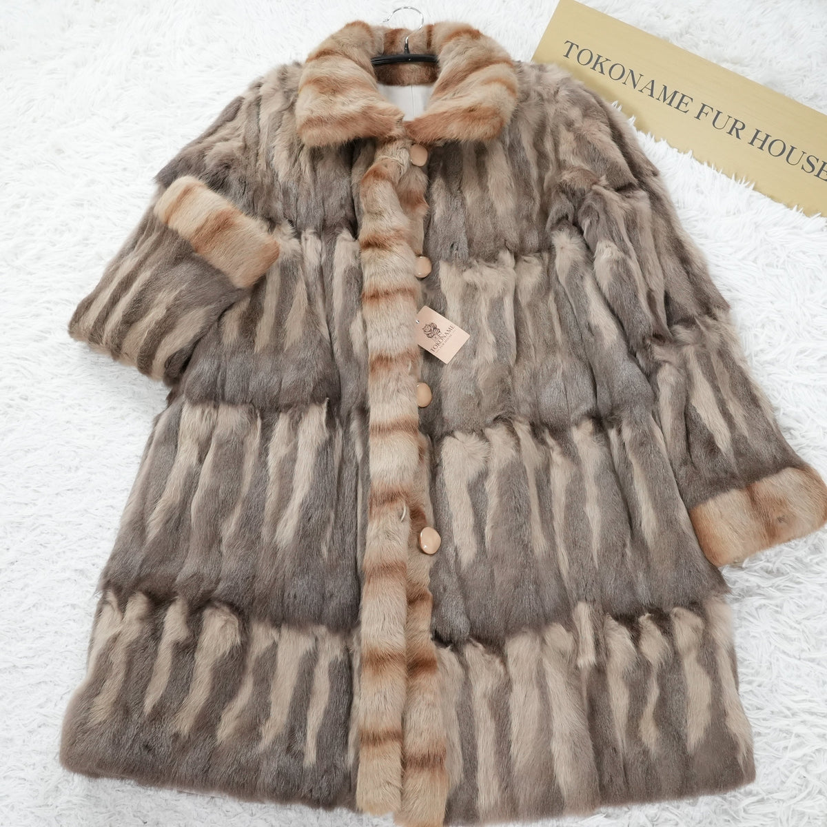 Russian Squirrel Reversible Coat - Genuine Vintage Fur from Japan