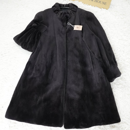 Shaved Mink Long Coat SAGA MINK - Genuine Vintage Fur From Japan