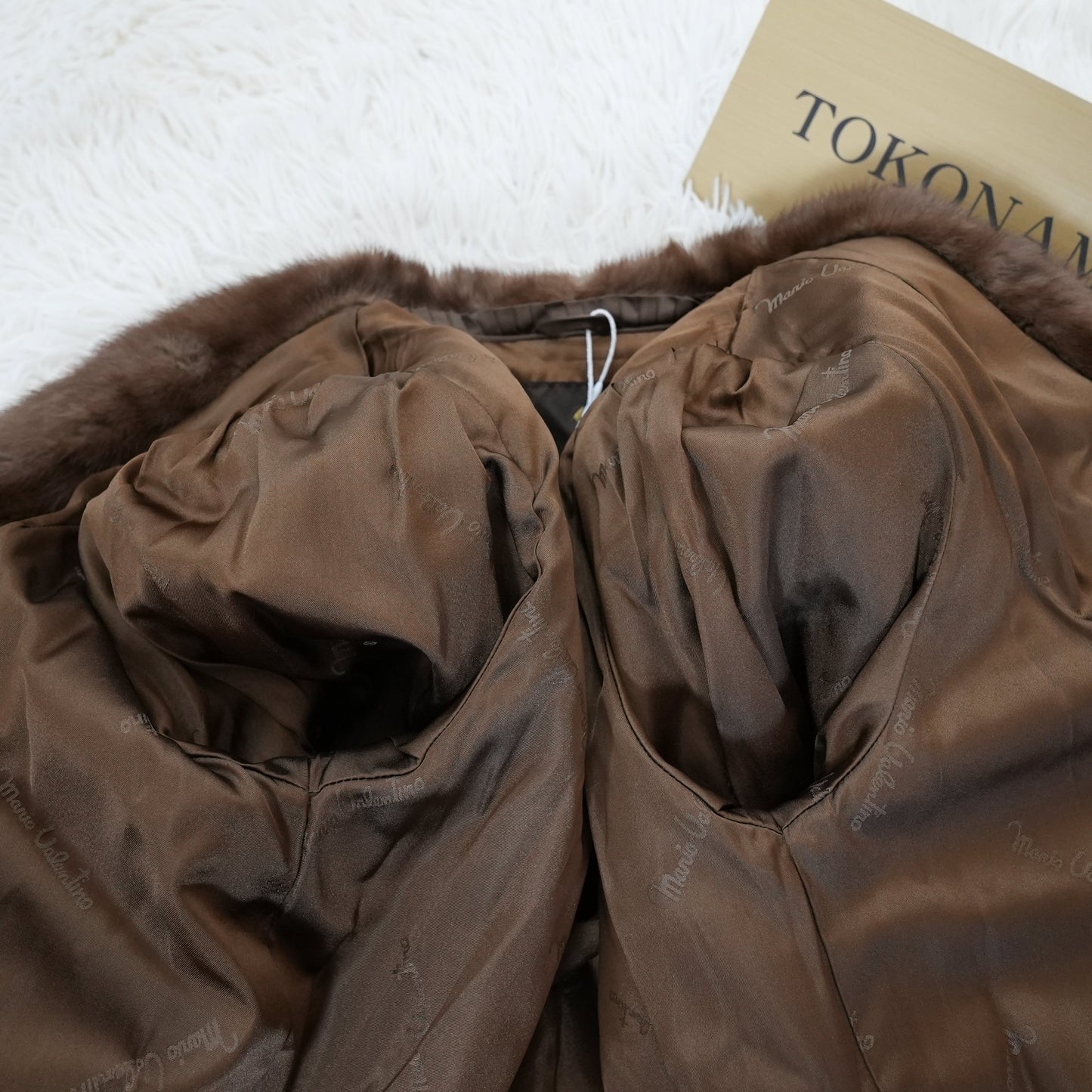 Mario Valentino Pastel Mink Fur Jacket