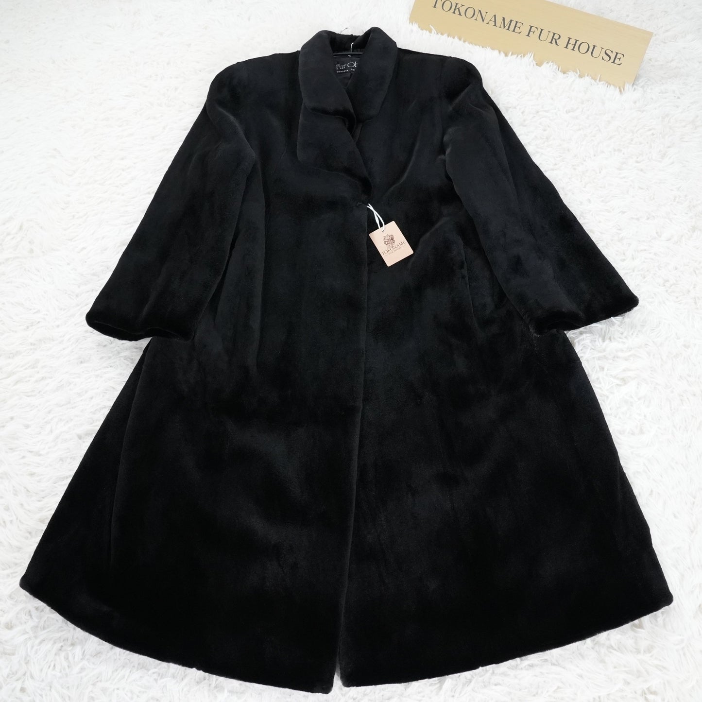 Shaved Mink Long Coat A-Line Fur Ohki -