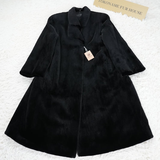 Shaved Mink Long Coat A-Line Fur Ohki -