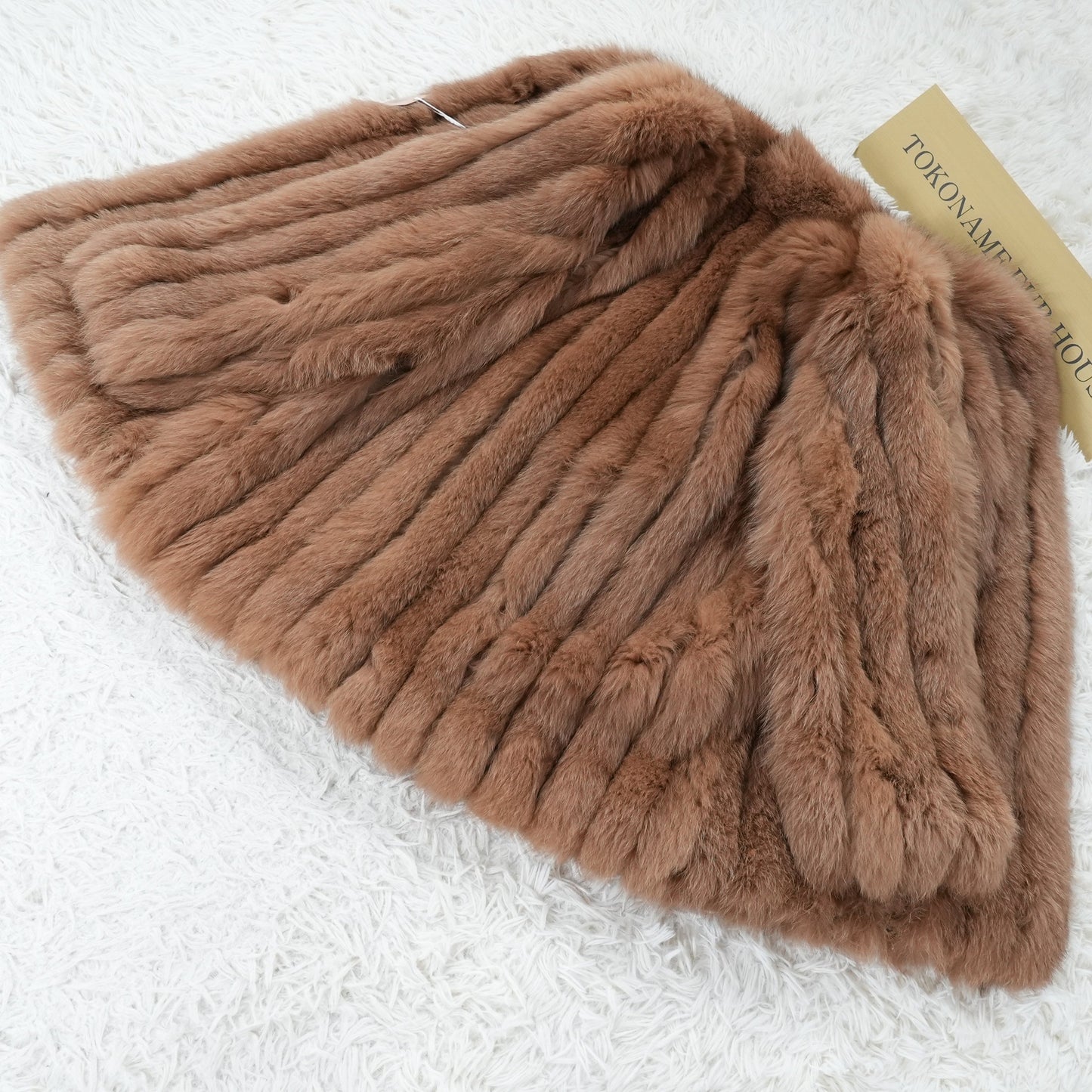 Brown Dyed Fox Coat - Genuine Vintage Fur From Japan