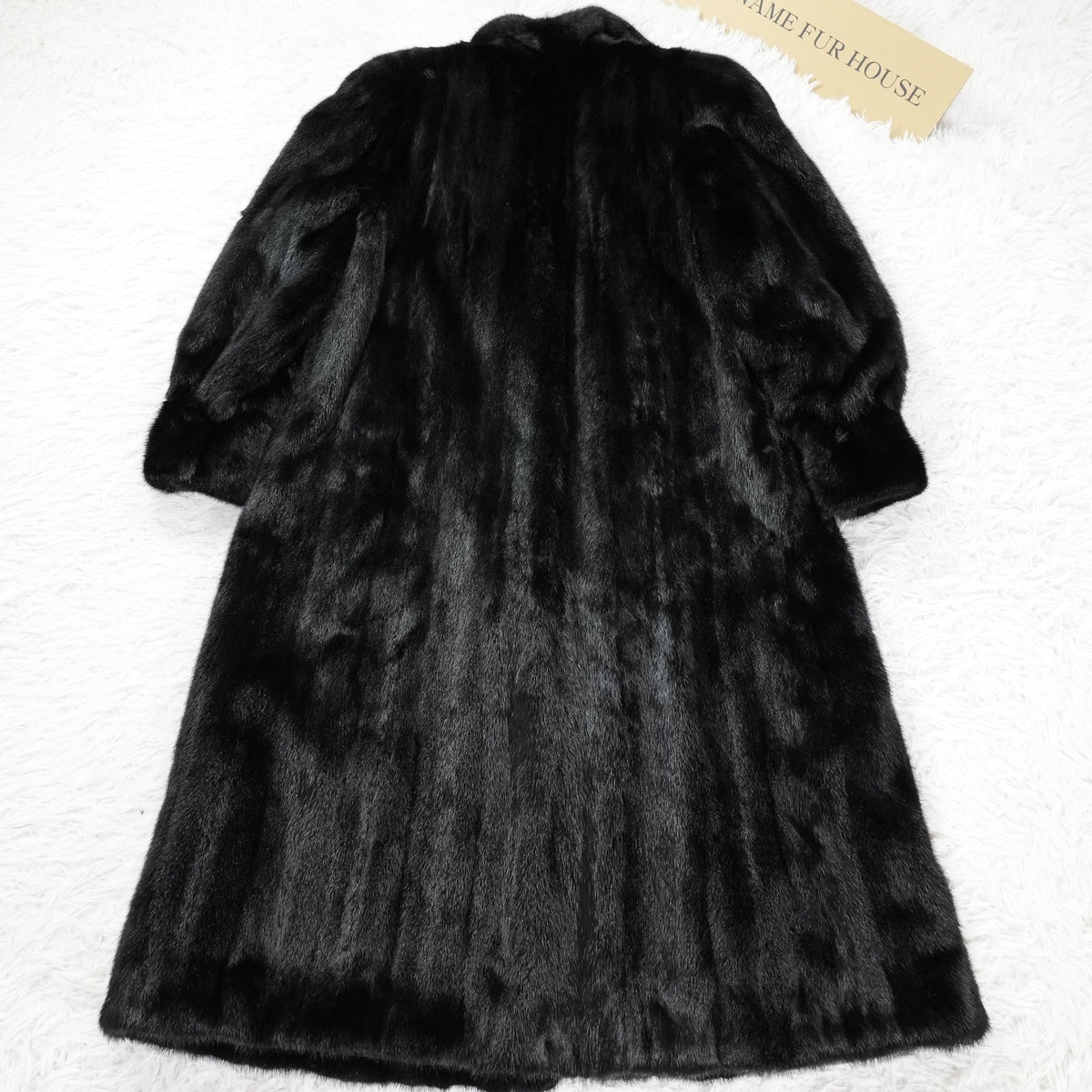 SAGA MINK Long Coat Soft and Glossy- Genuine Vintage Fur From Japan