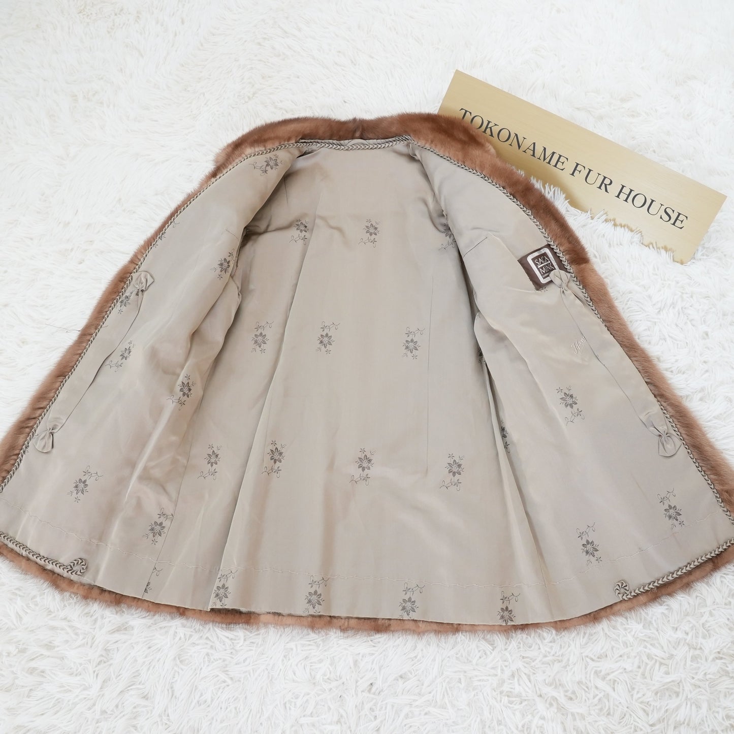 Demi Buff Mink Jacket - SAGA MINK Genuine Vintage Fur Japan