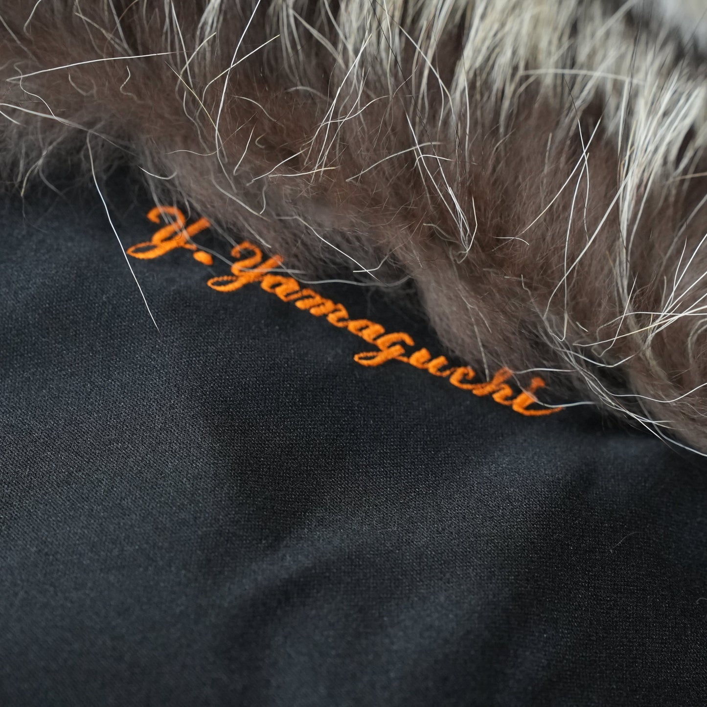 Silver Fox Fur Long Coat - Genuine Vintage Fur From Japan