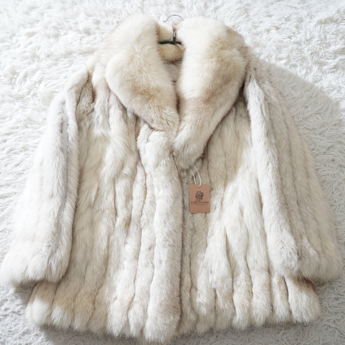 Blue Fox Fur Coat - Genuine Vintage Fur From Japan