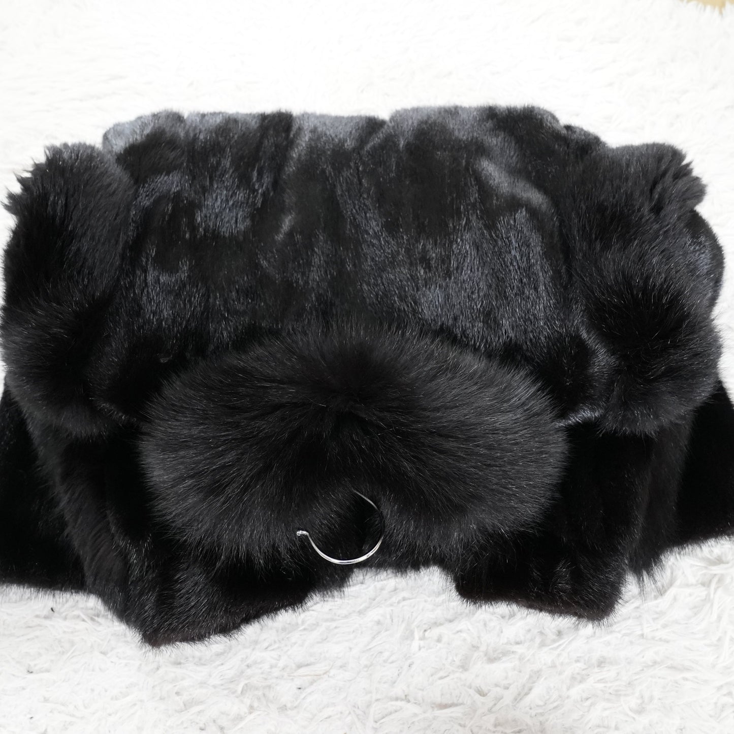 SAGA MINK & Fox Design Coat - Genuine Vintage Fur From Japan