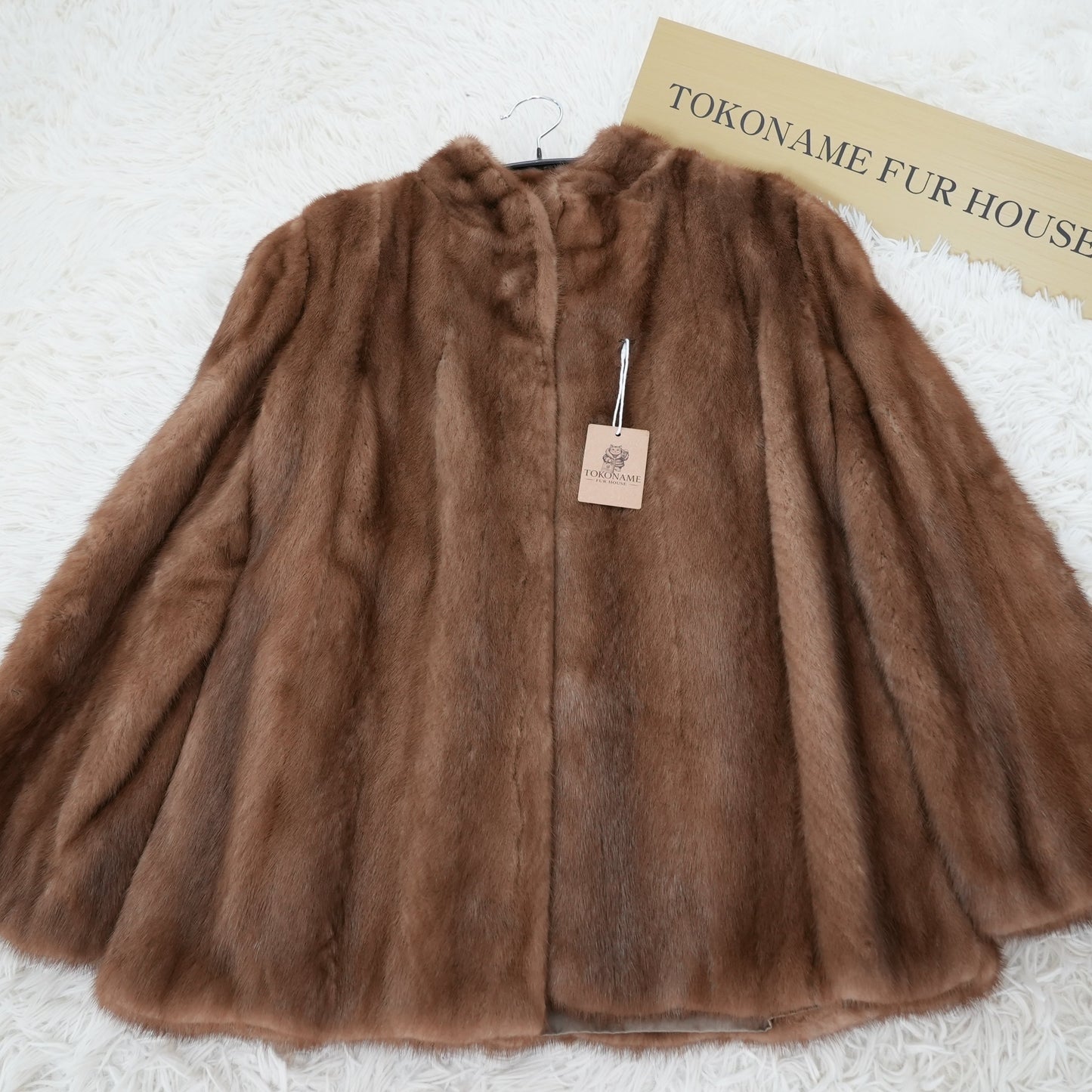 Demi Buff Mink Jacket Genuine Vintage Fur Japan