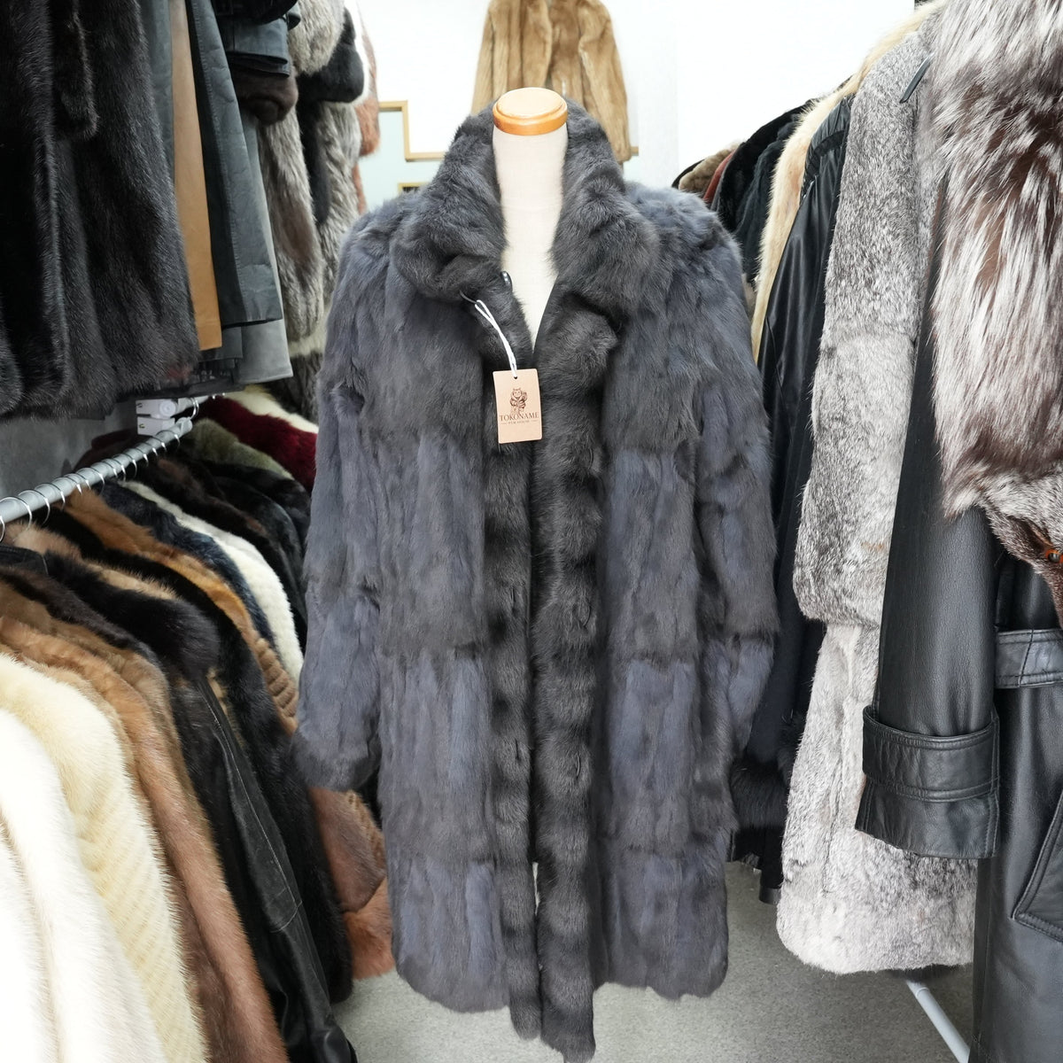 Russian Squirrel Reversible Coat- Genuine Vintage Fur From Japan