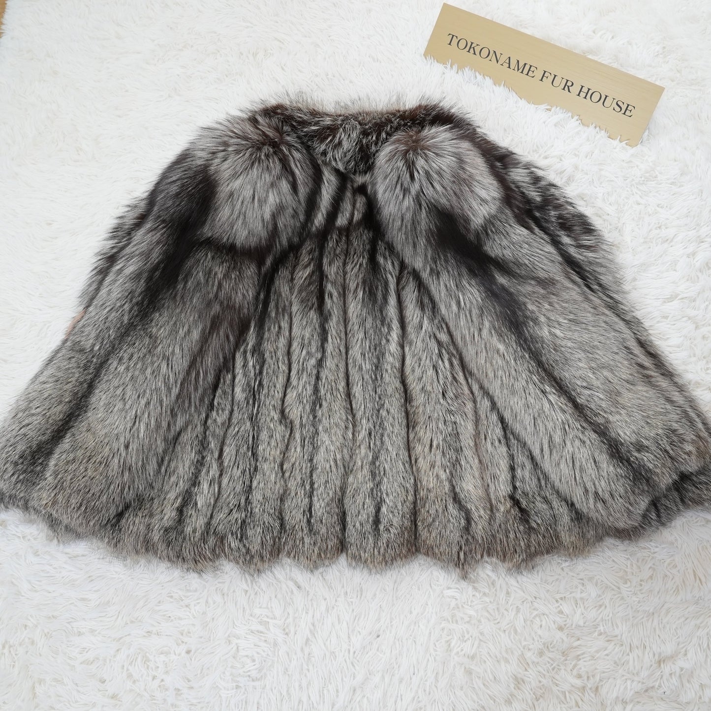 Silver Fox Coat - Royal SAGA MINK Vintage Fur Japan