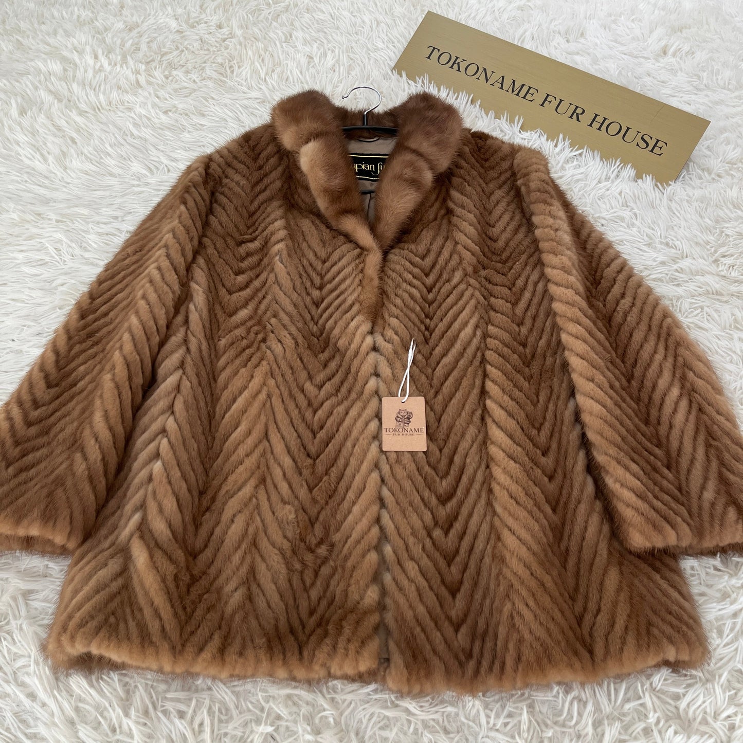 Demi Buff Mink Jacket Vintage Fur Japan