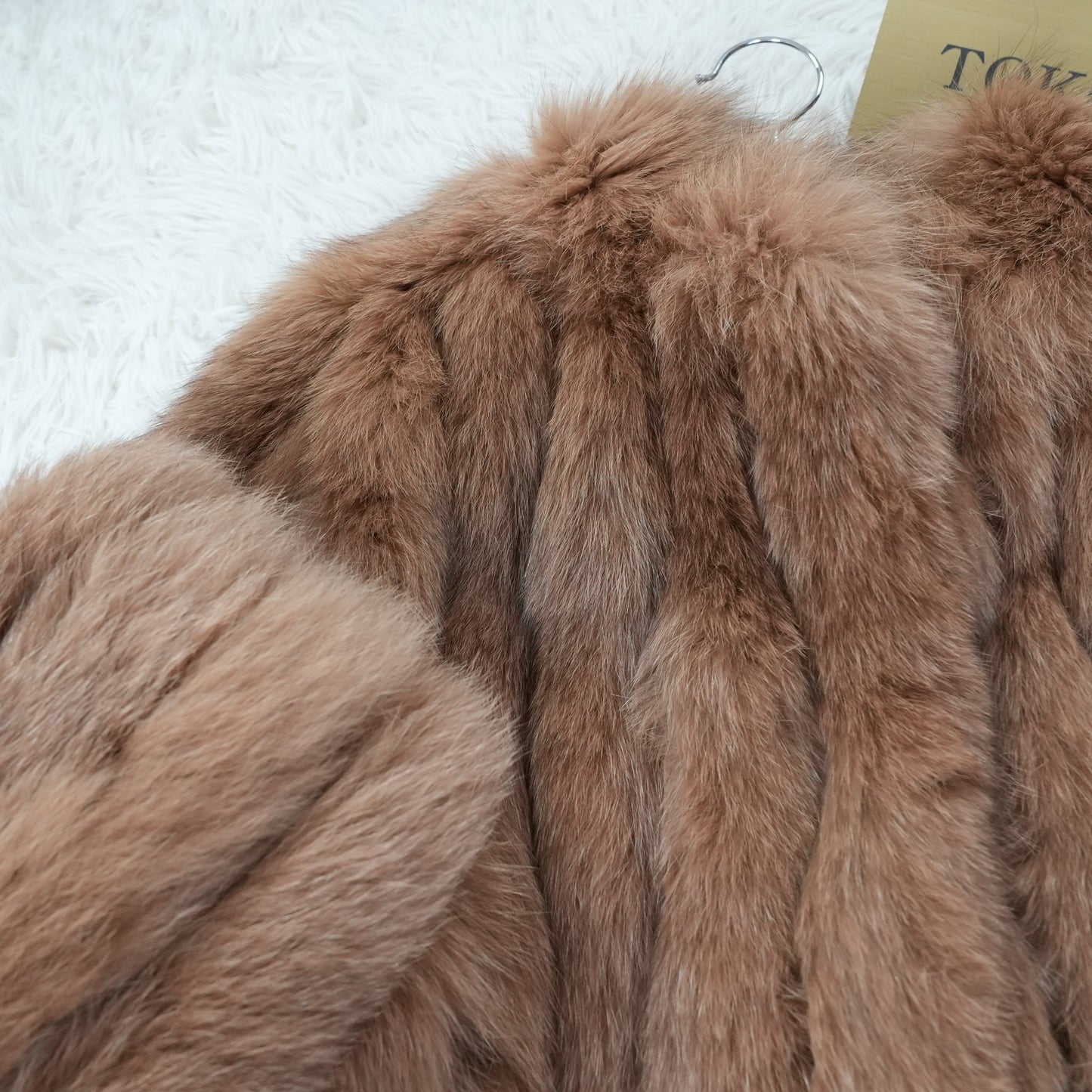 Brown Dyed Fox Coat - Genuine Vintage Fur From Japan