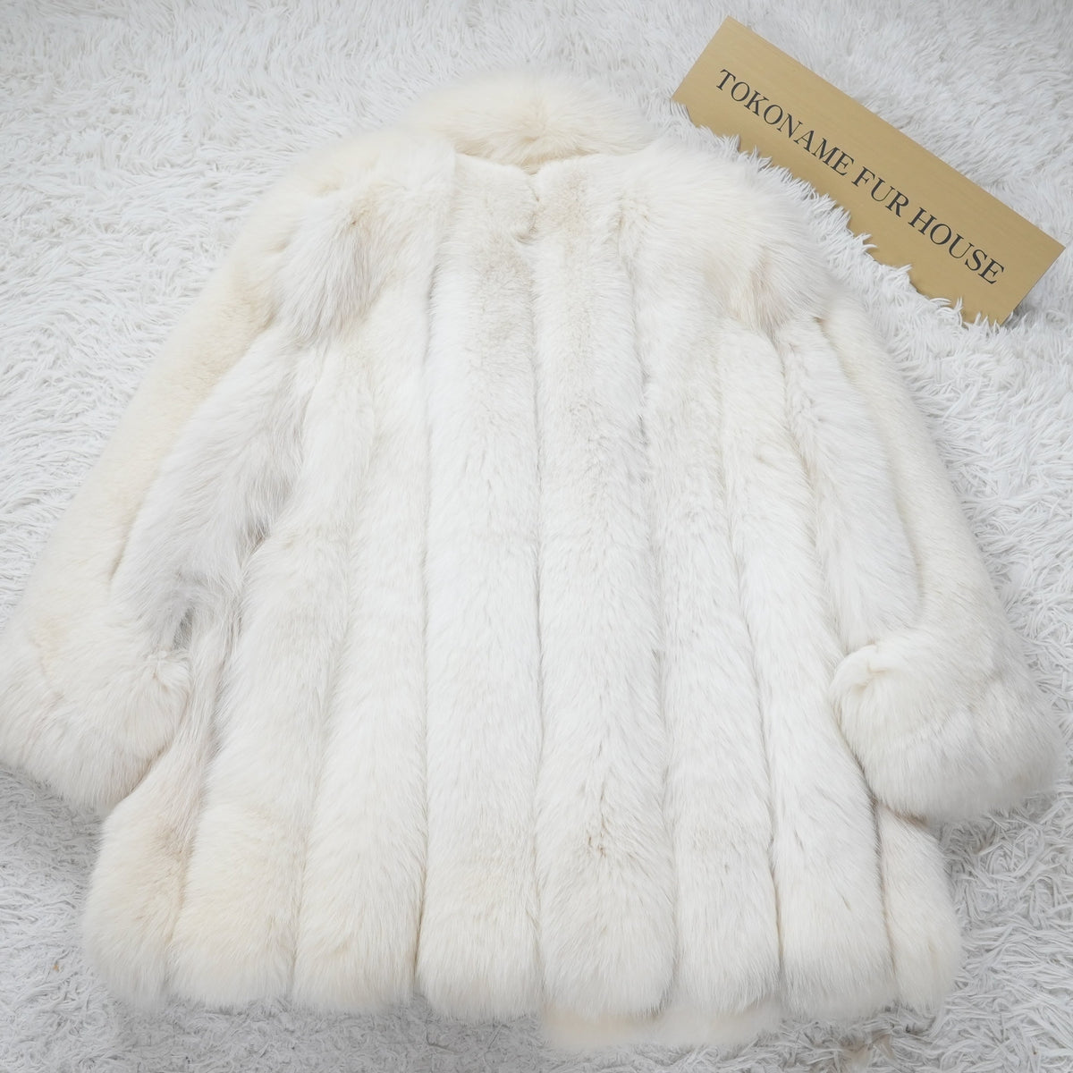 Shadow Fox Fur Coat Soft and Fluffy - Genuine Vintage Fur From Japan