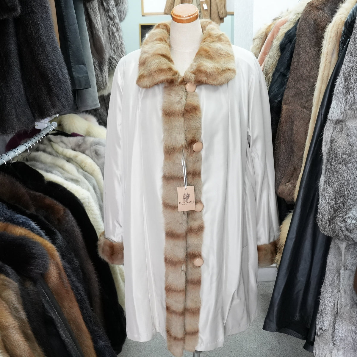 Russian Squirrel Reversible Coat - Genuine Vintage Fur from Japan
