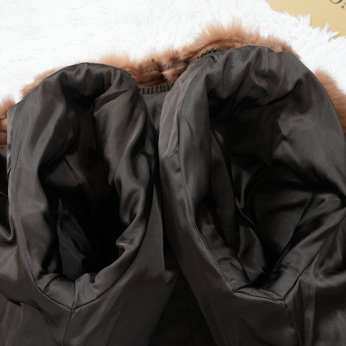 Mink and Fox Fru Coat - Genuine Vintage Fur From Japan
