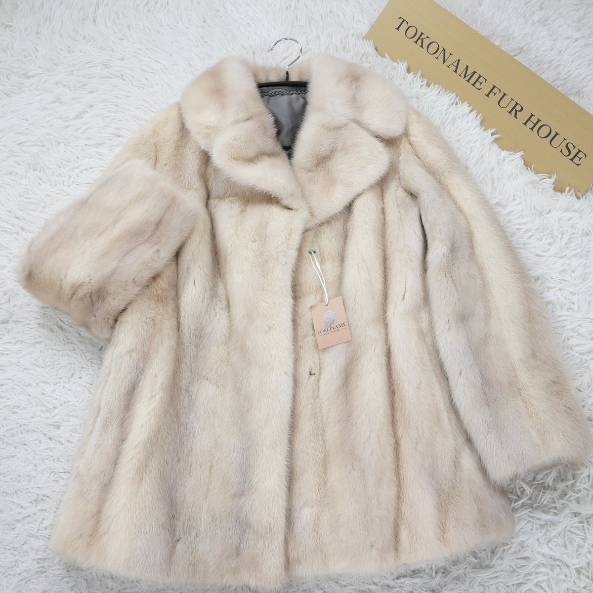 Pastel Mink Fur Coat - Genuine Vintage Fur From Japan
