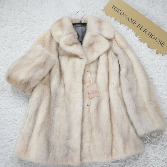 Pastel Mink Fur Coat - Genuine Vintage Fur From Japan