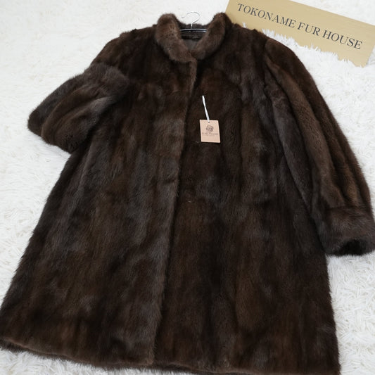 Pastel Mink Coat Genuine Vintage Fur Japan