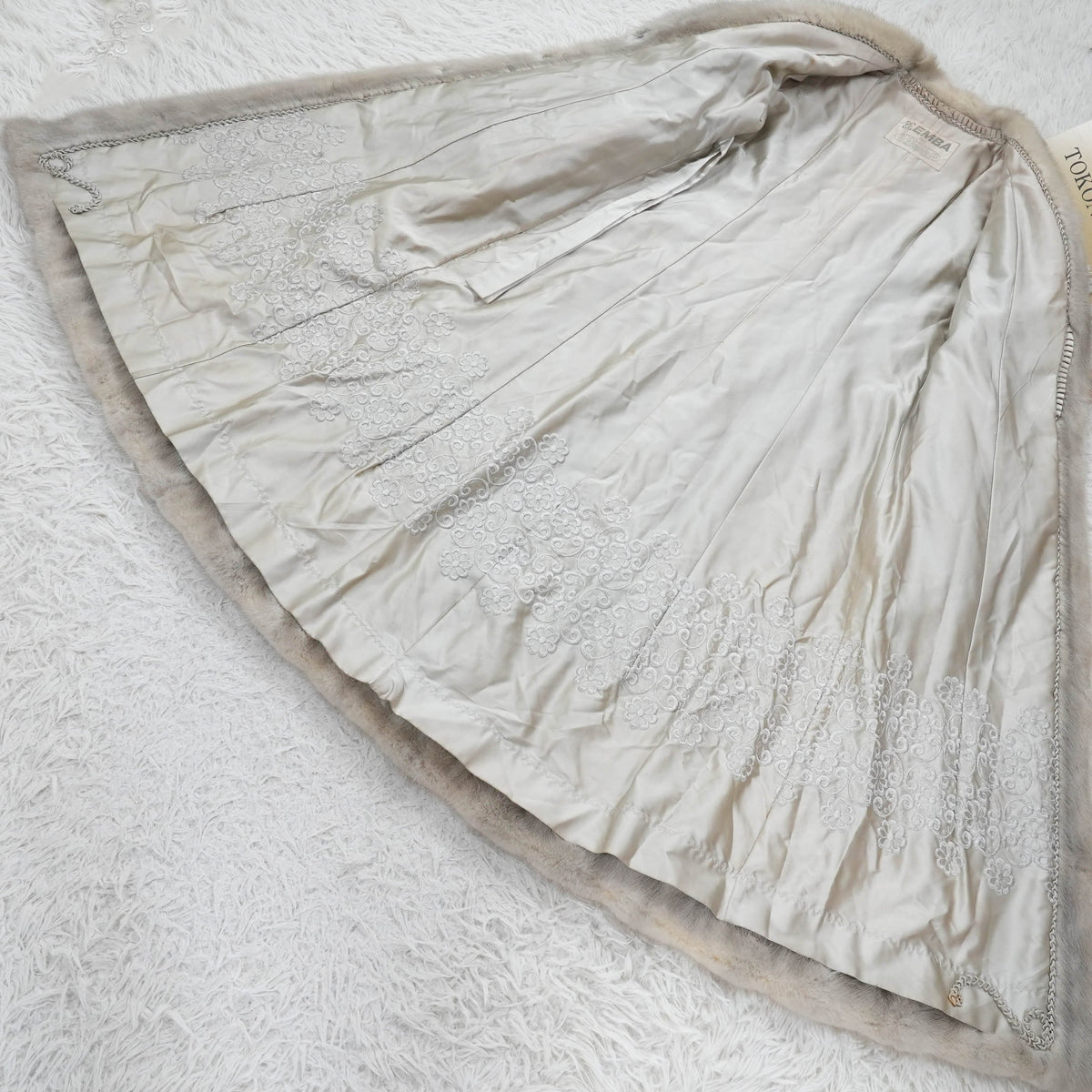 Sapphire Mink Long Coat EMBA - Genuine Vintage Fur From Japan