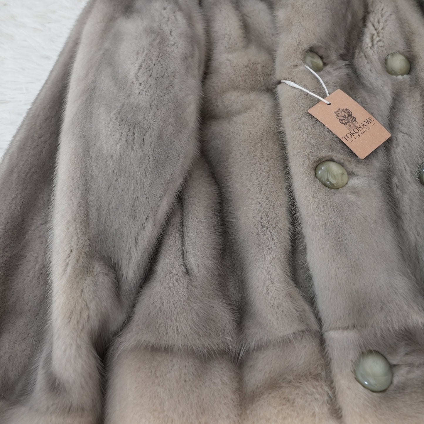 Men's Sapphire Mink Jacket - SAGA MINK Genuine Vintage Fur Japan