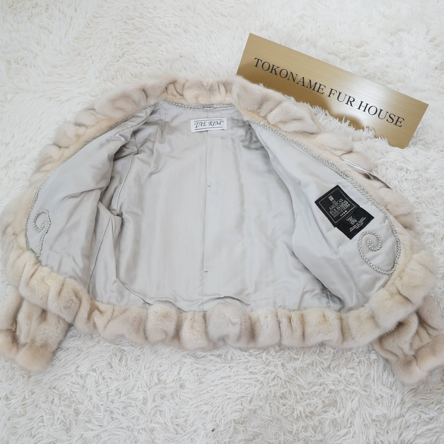 Violet Mink Jacket Genuine Vintage Fur Japan