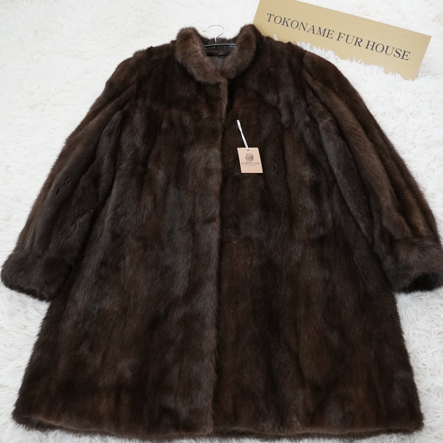 Pastel Mink Coat Genuine Vintage Fur Japan