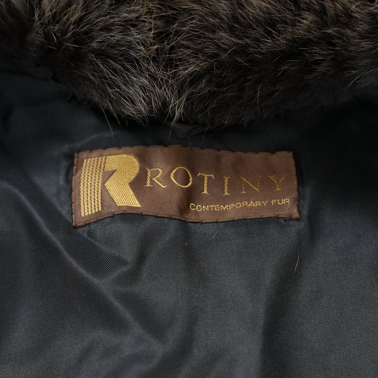 Gary染色蓝狐皮草外套 ROTINY - 日本复古皮草