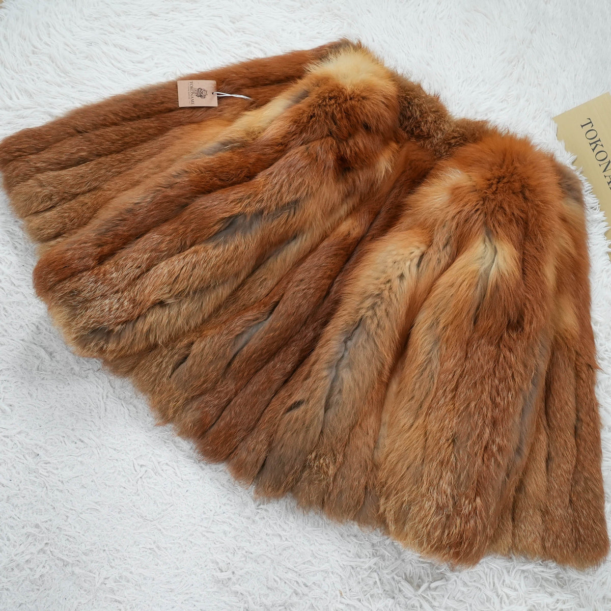 Red Fox Coat Rambulton - Genuine Vintage Fur From Japan