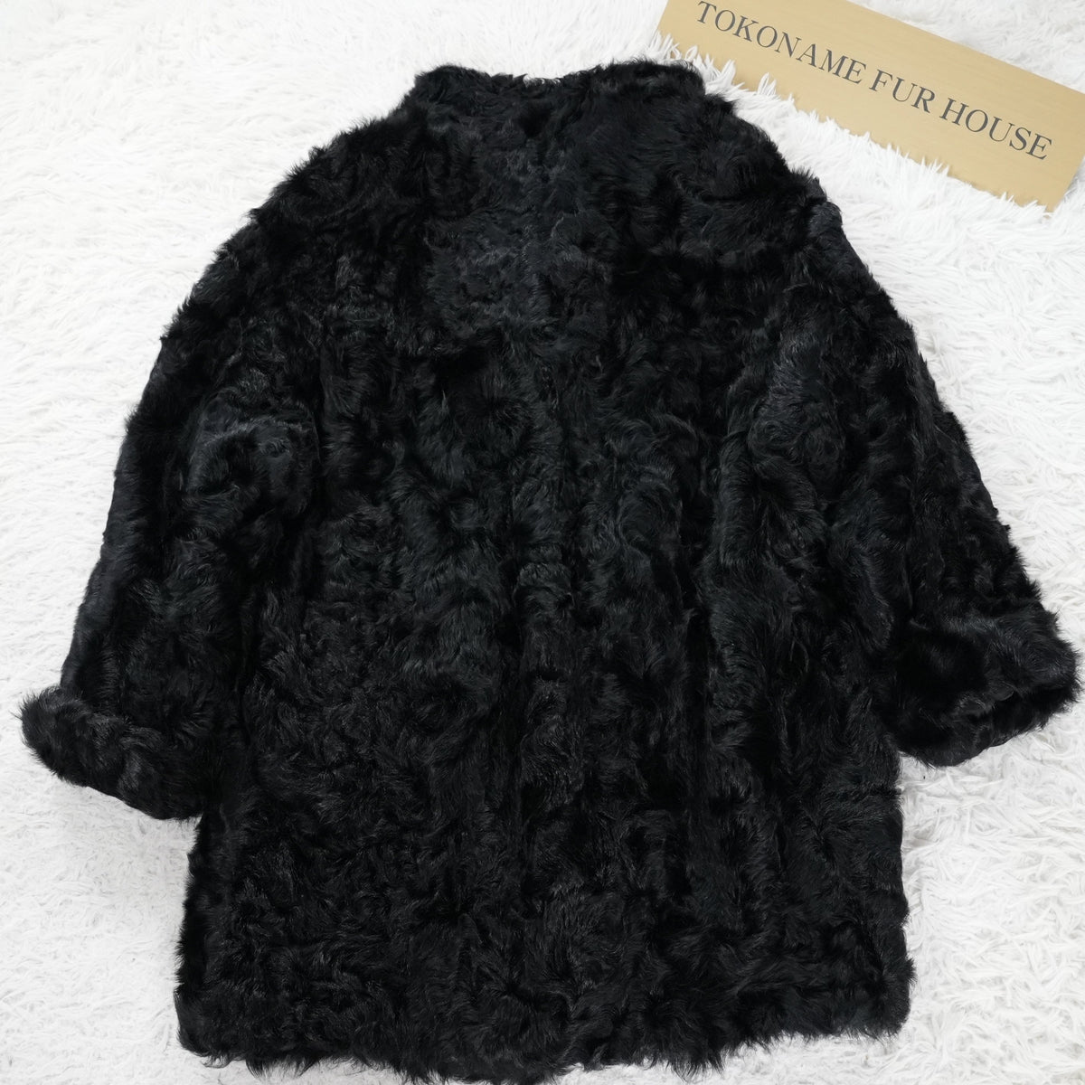 Chekiang Lamb Fur Long Coat DAMA collection - Genuine Vintage Fur Japan