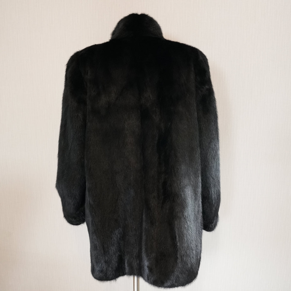 Dark Mink Fur Coat MG Sable - Genuine Vintage Fur From Japan