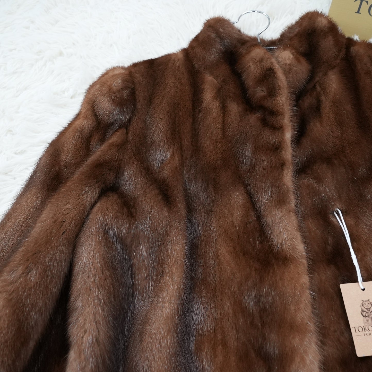 Demi Buff Mink Jacket SAGA MINK - Genuine Vintage Fur From Japan
