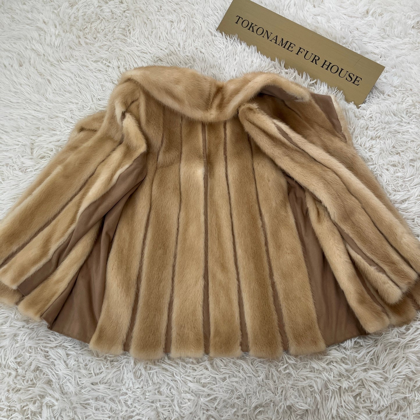 Pastel Mink Jacket Genuine Vintage Fur Japan
