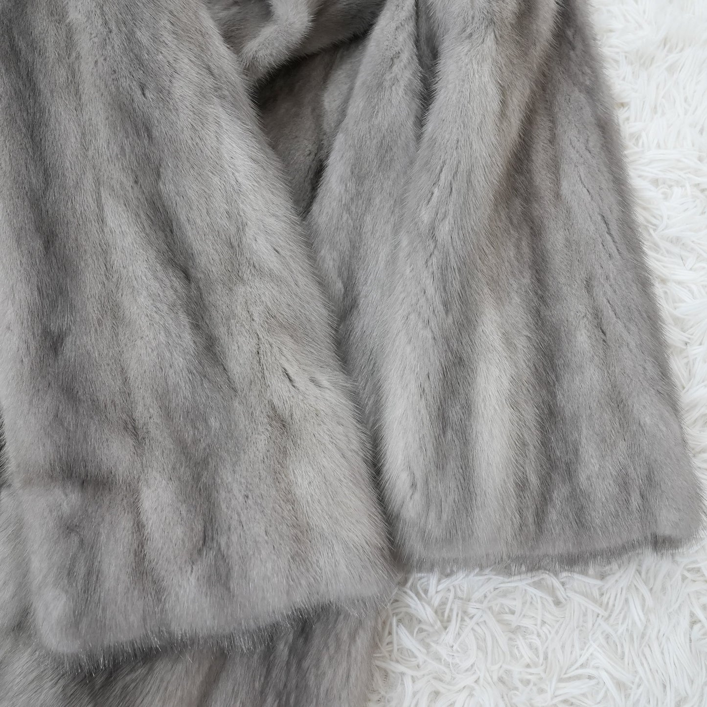 Sapphire Mink Long Coat - EMBA Genuine Vintage Fur Japan