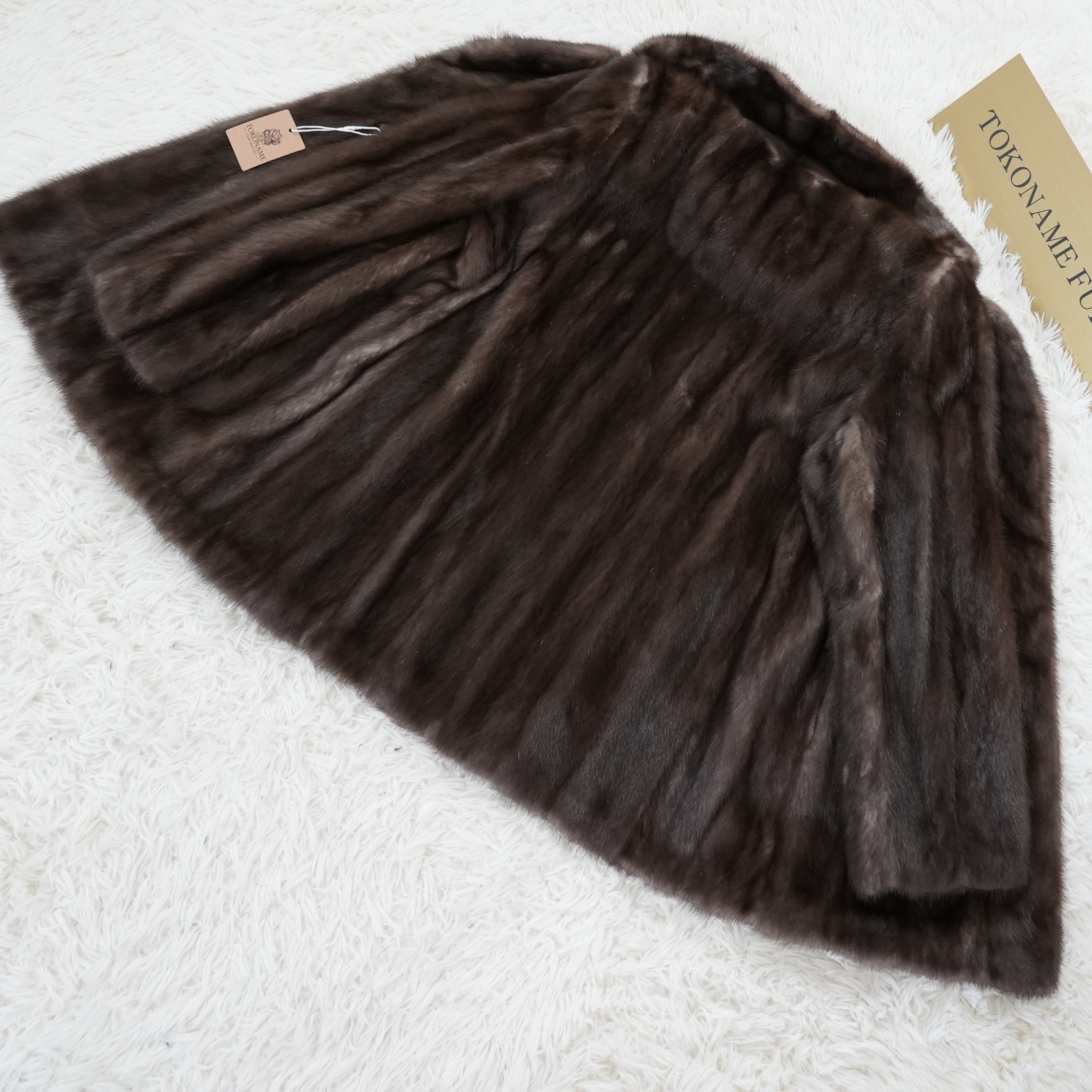 【美品】EMBA MINK FUR/エンバ ブルーアイリスミンク/ファーコート ブルーアイリスミンクコート - エンバ ヴィンテージファー 日本製