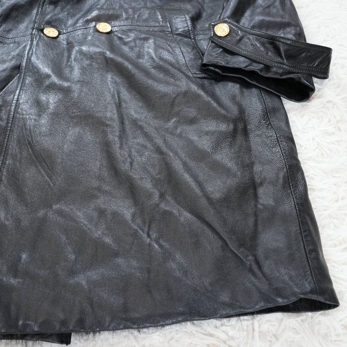 Men Reversible Mink and Lamb Leather Coat - Genuine Vintage Fur From Japan