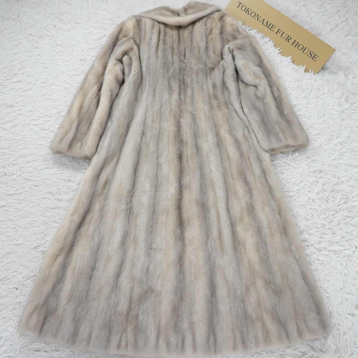Sapphire Mink Long Coat EMBA - Genuine Vintage Fur From Japan