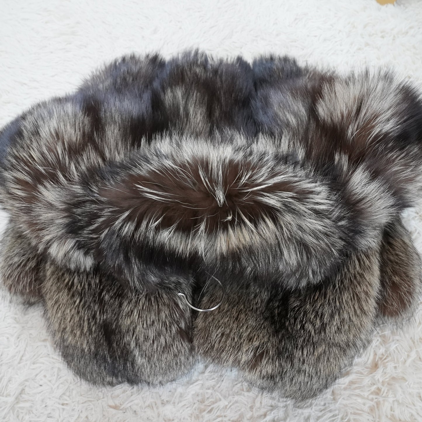 Silver Fox Coat - Genuine Vintage Fur From Japan