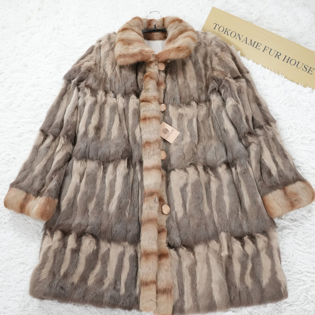 Russian Squirrel Reversible Coat - Genuine Vintage Fur from Japan