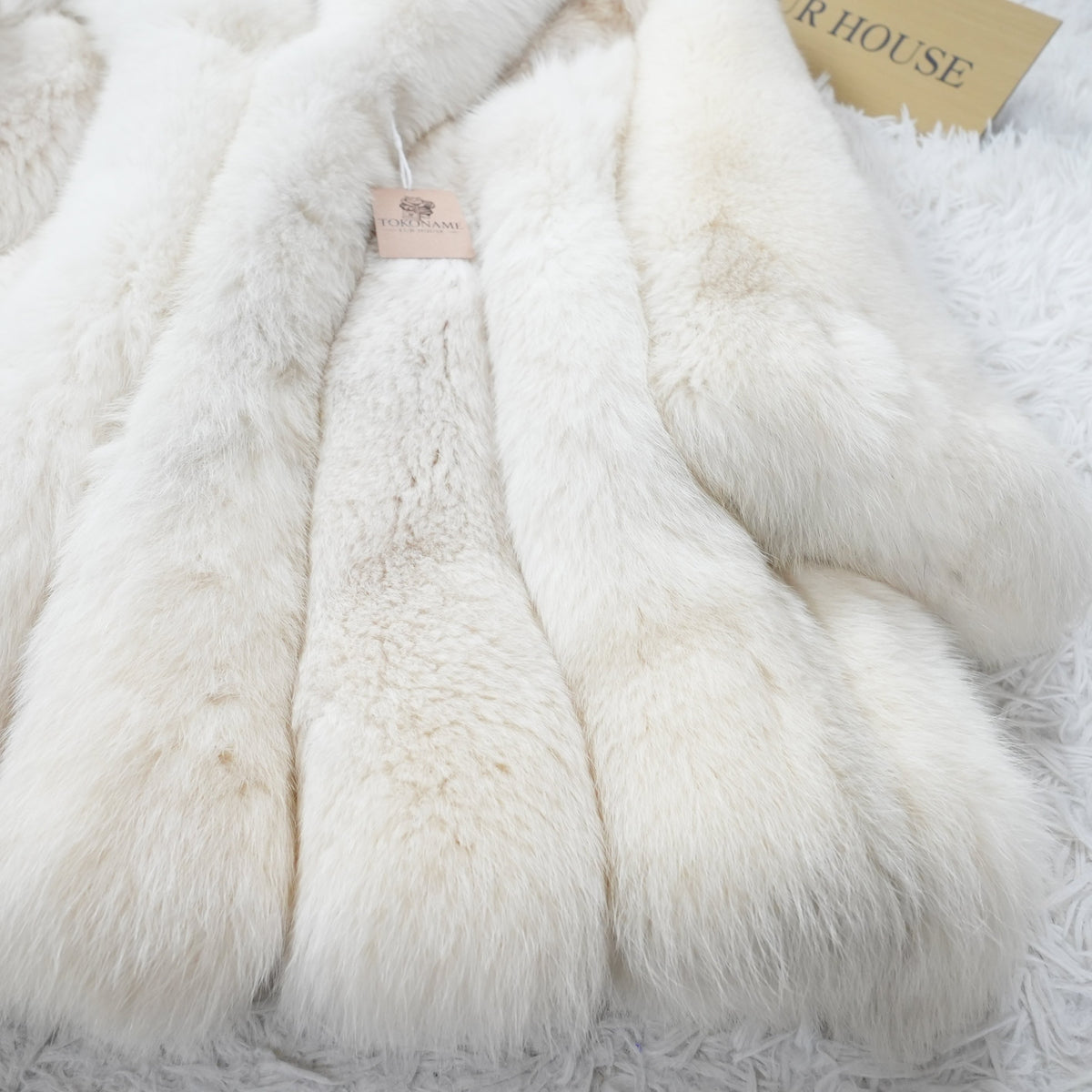 Shadow Fox Fur Coat Soft and Fluffy - Genuine Vintage Fur From Japan