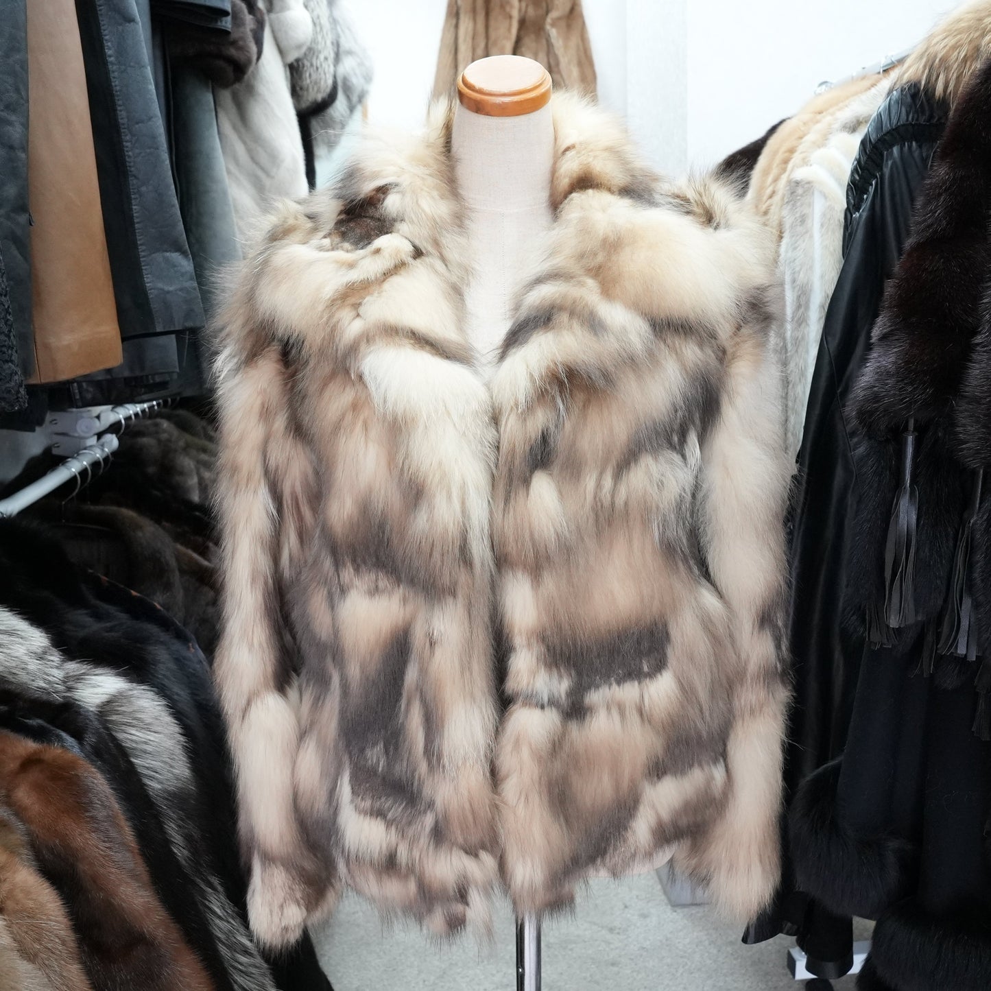 Fitch Fur Jacket ANAYI - Genuine Vintage Fur From Japan