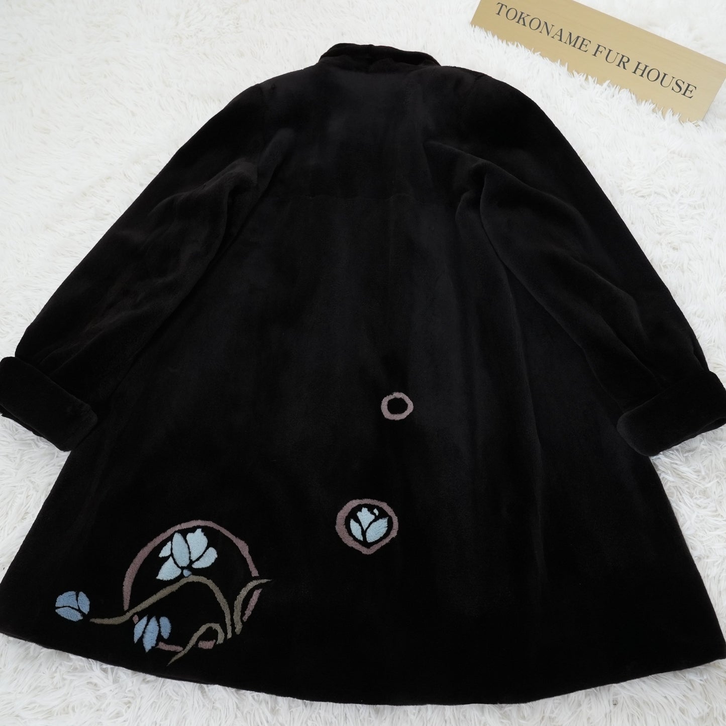 Shaved Mink Design Coat - SAGA MINK Genuine Vintage Fur Japan