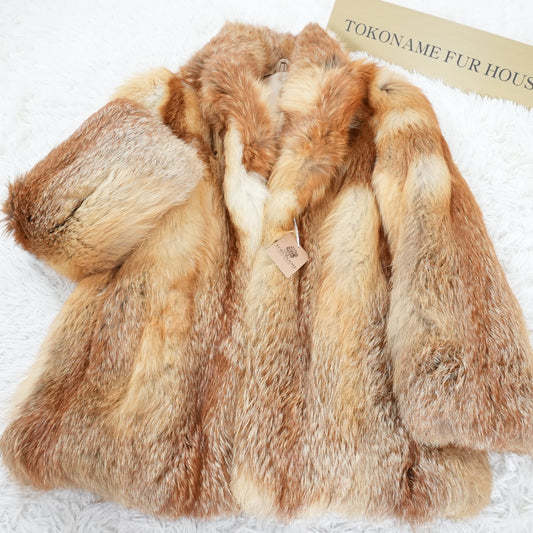 Red Fox Coat - Vintage Fur Japan