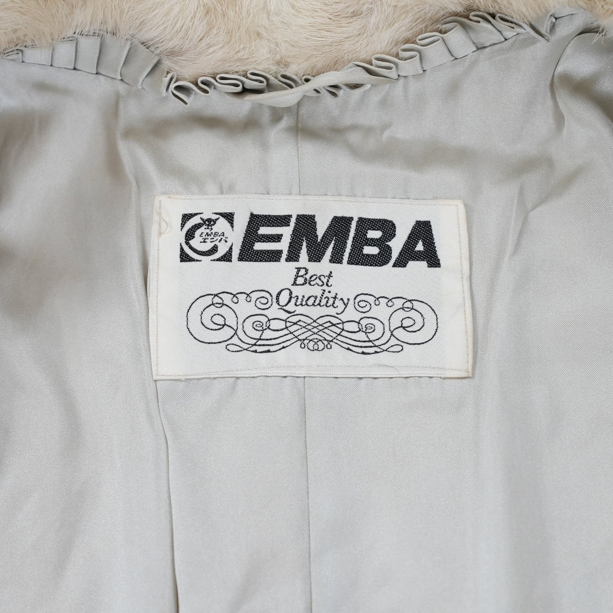 Azurene Mink Fur Coat EMBA - Genuine Vintage Fur From Japan