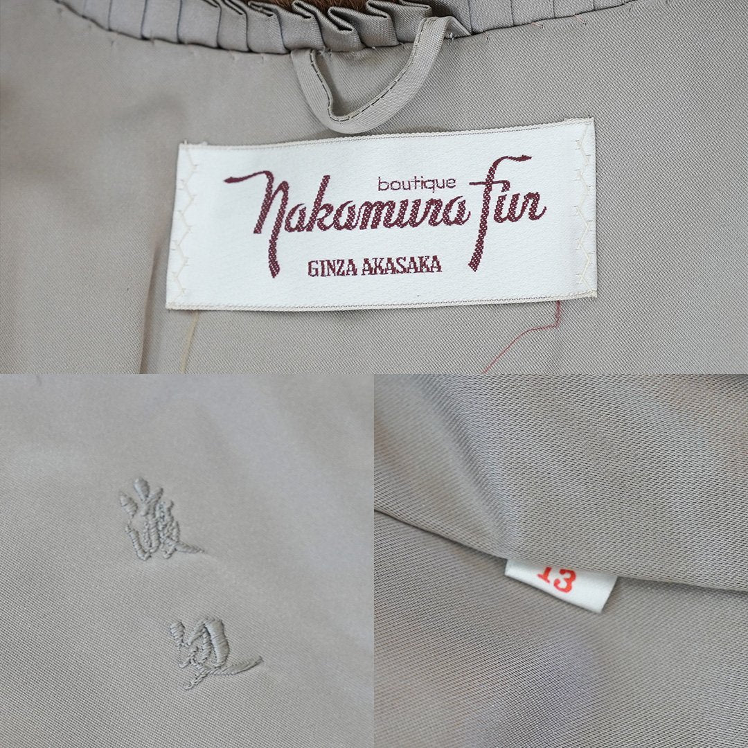 Demi Buff Mink Jacket Genuine Vintage Fur Japan