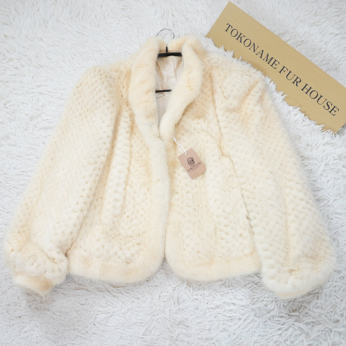 Pearl Mink Fru Jacket SAGA MINK - Genuine Vintage Fur From Japan